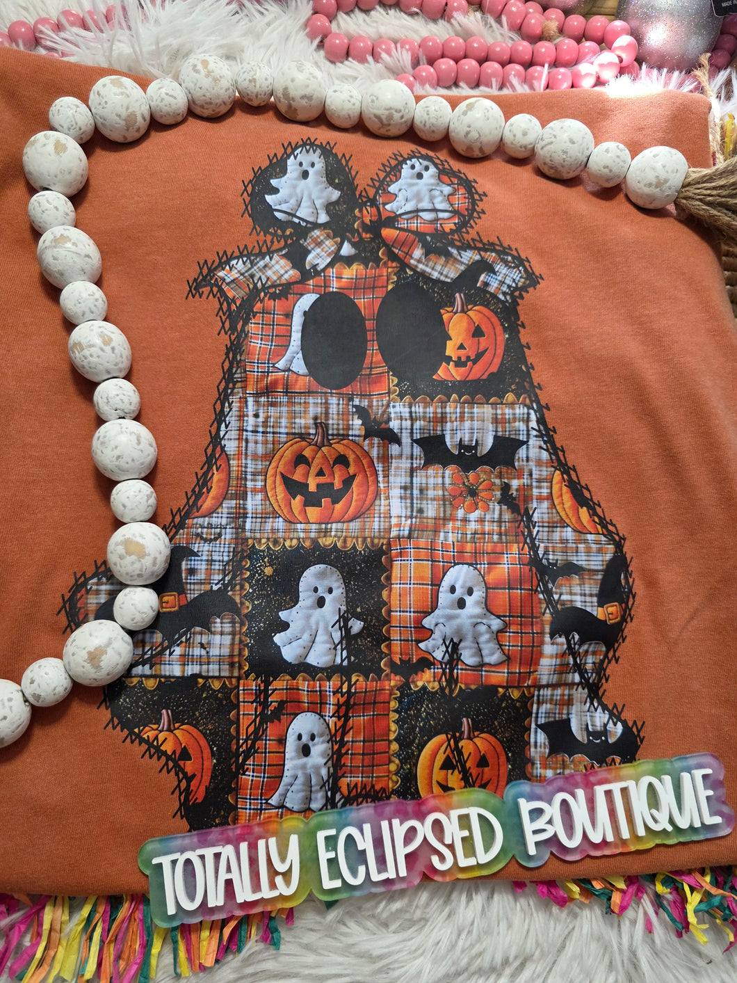 Faux Quilted Ghost